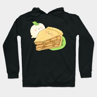 Apple pie with vanilla icecream Hoodie